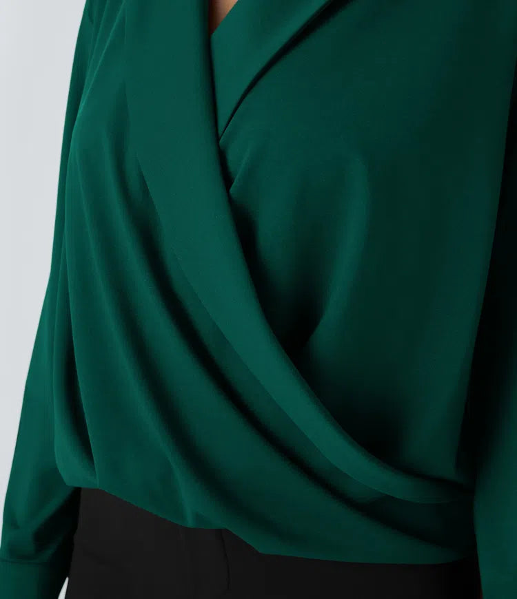Crossover Long Sleeve Work Shirt