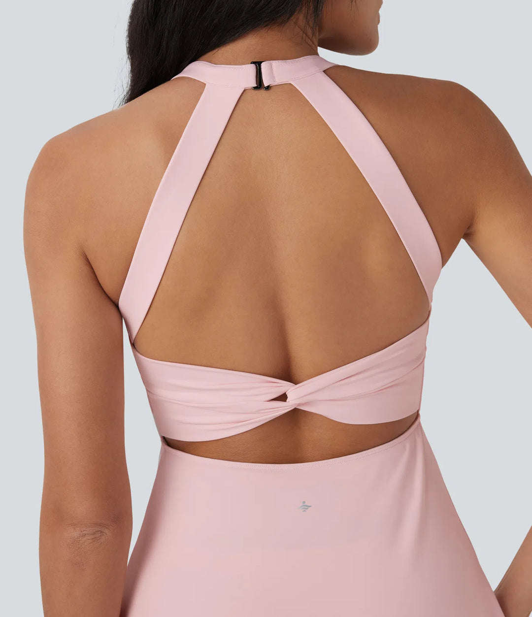 SoftlyZero Airy Backless Twisted InstantCool Dance Active Dress-Easy Peezy Edition