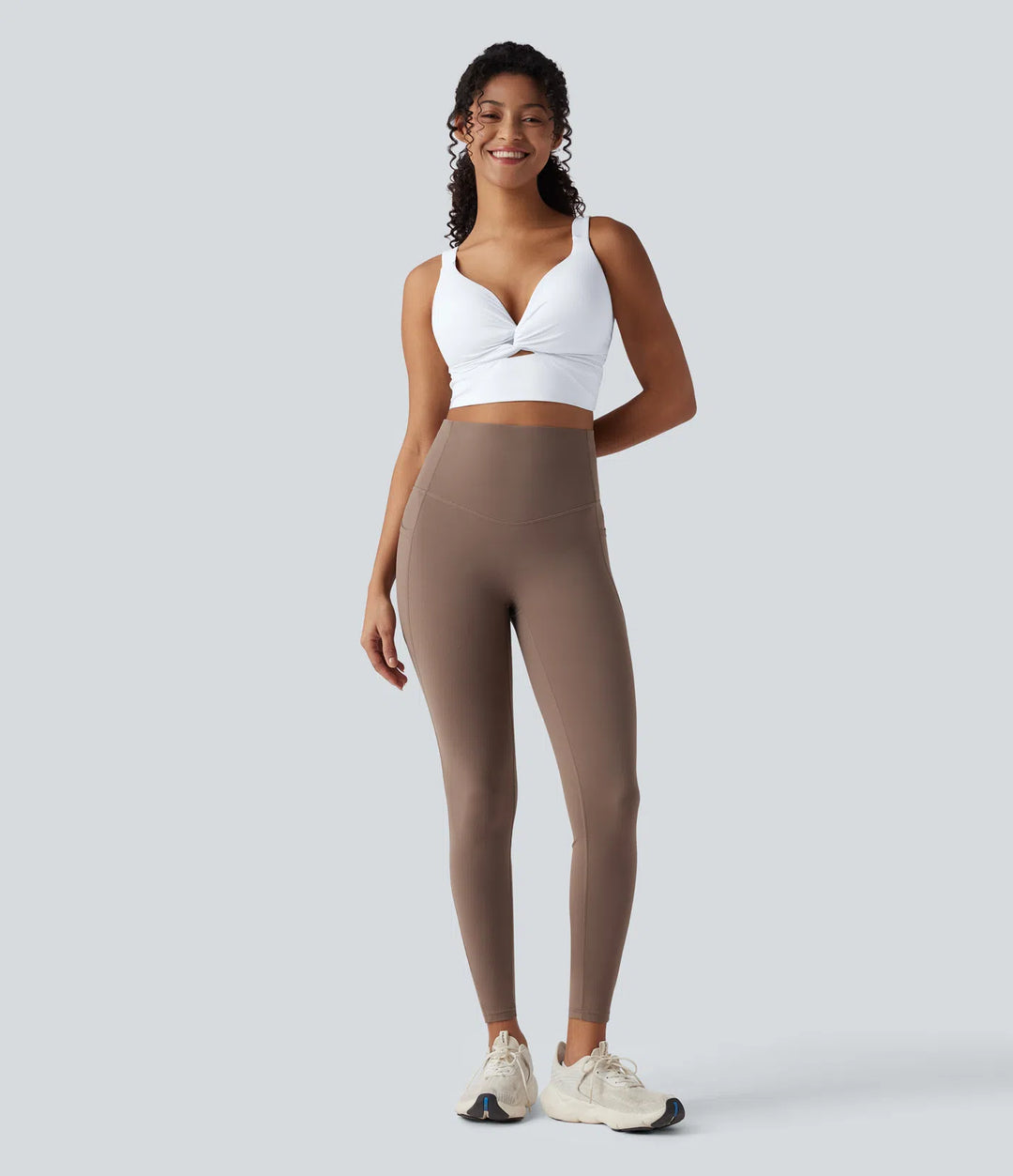 Halara UltraSculpt Low Support Push-Up Yoga Sports Bra DD-F Cups