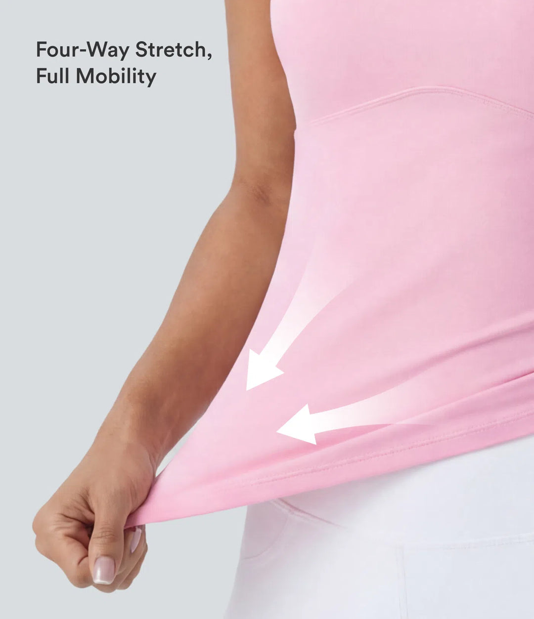 SoftlyZero Plush Cut Out Yoga Tank Top A-D Cups