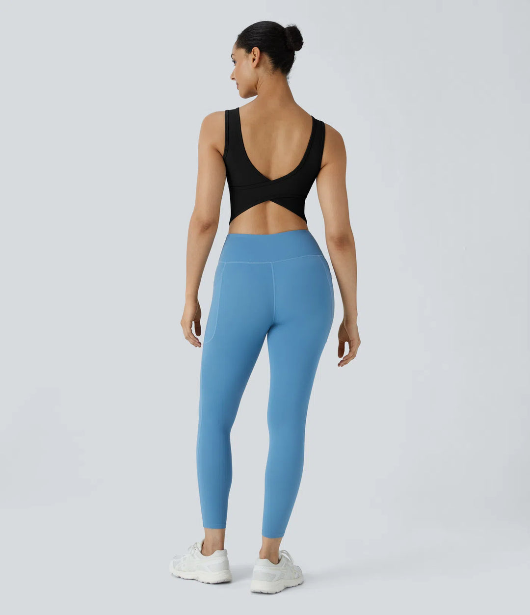 U Neck Crossover Barre Ballet Dance Tank Top A-D Cups