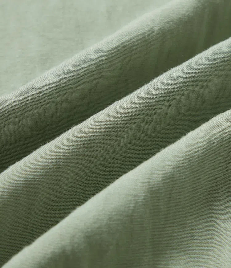 High Waisted Wide Leg Casual Linen-Blend Pants with Pockets