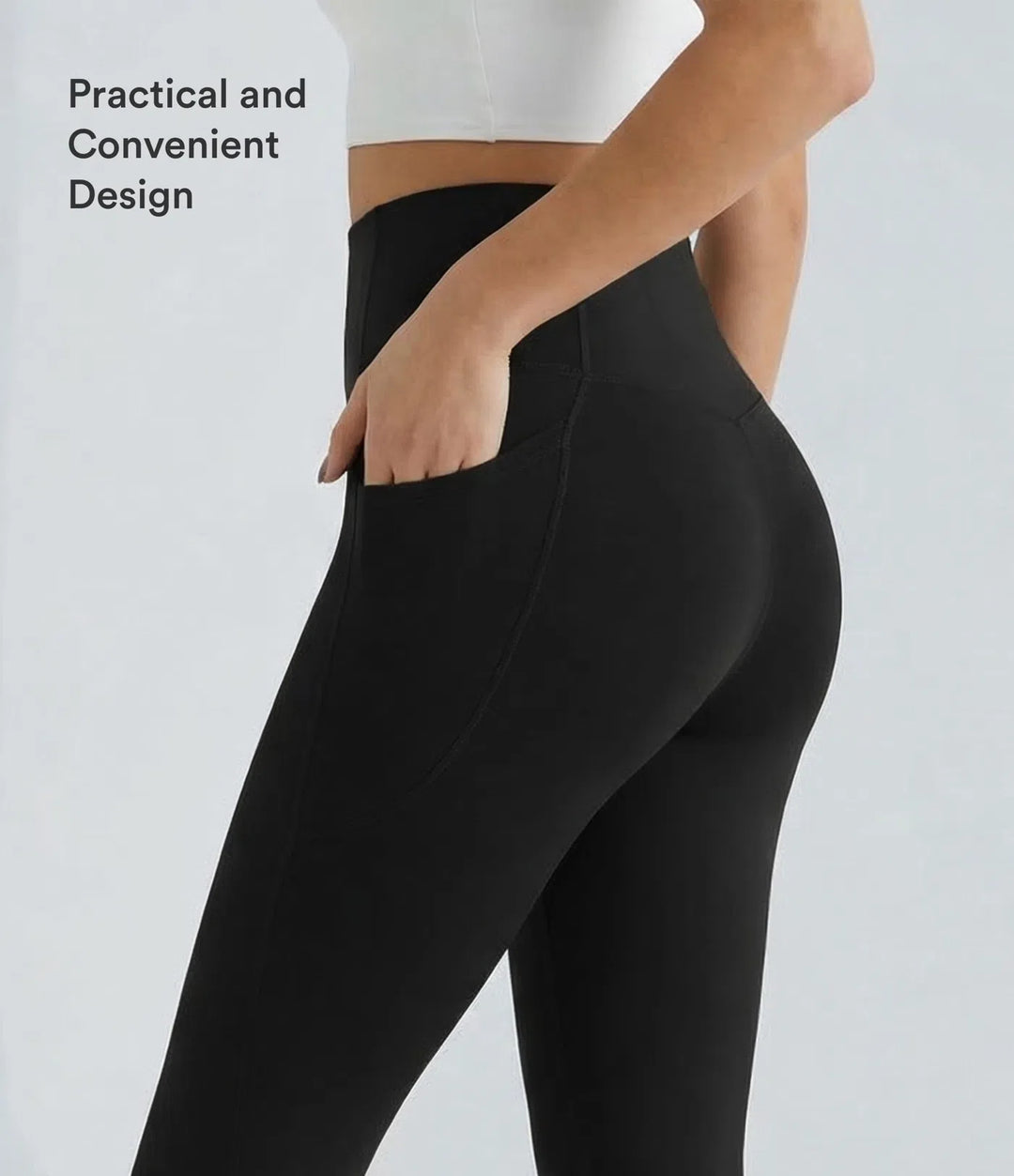 Halara UltraSculpt High Waisted Tummy Control Pocket Shaping Training Capri Leggings