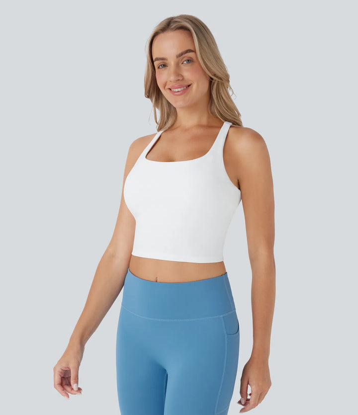 Cropped Yoga Tank Top DD-F Cups
