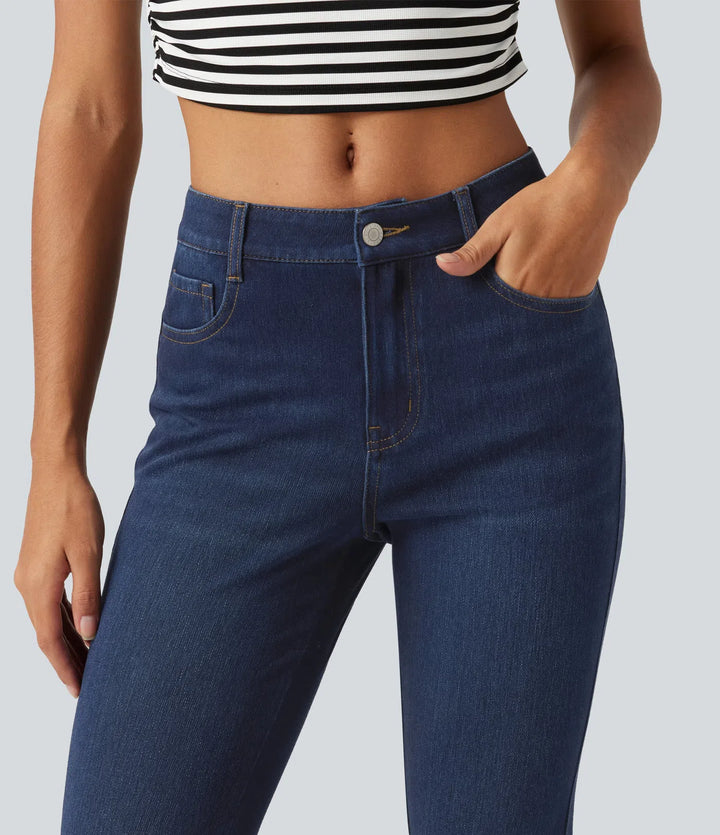 Halara Flex Mid Rise Skinny Casual Jeans with Pockets