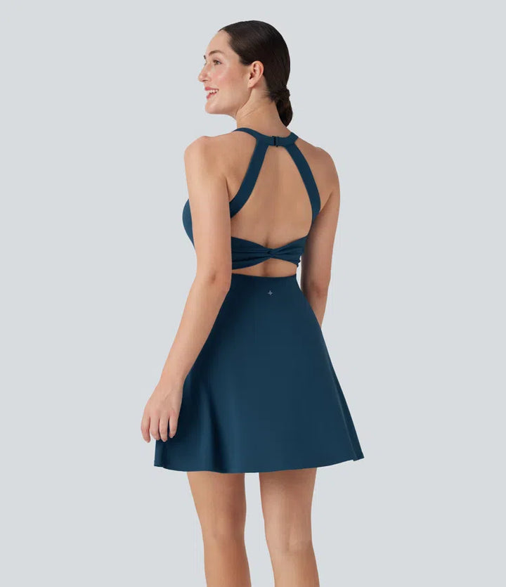 Flare Low Support Dance Active Dress-Longer Length-Easy Peezy Edition DD-F Cups