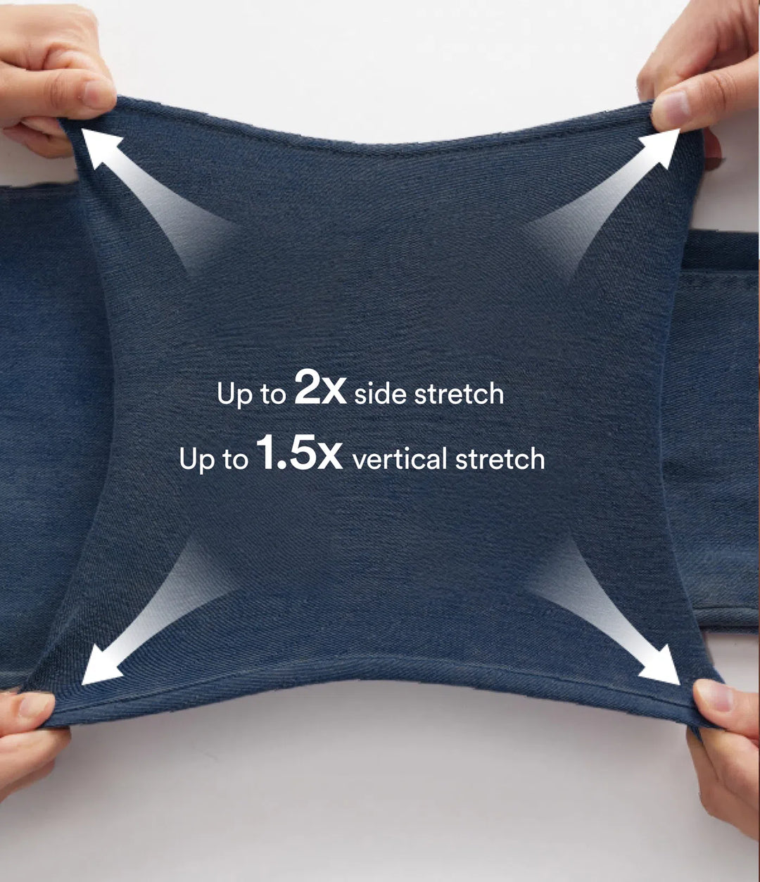 Halara Flex High Waisted Crossover Pocket Washed Casual Jeans