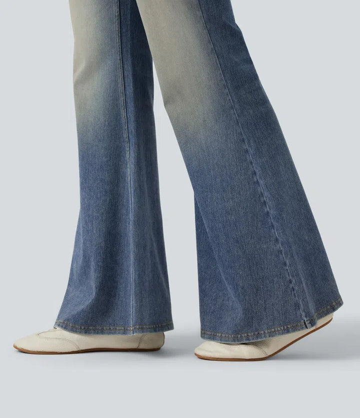 Halara Flex Low Rise Flare Casual Jeans with Pockets