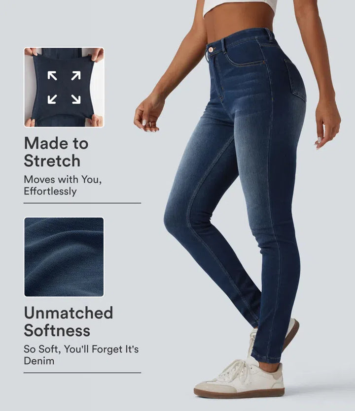 Halara Flex High Waisted Casual Skinny Jeans with Pockets