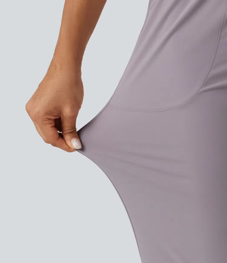 Halara UltraSculpt High Waisted Drawstring Ruched Yoga Joggers with Pockets
