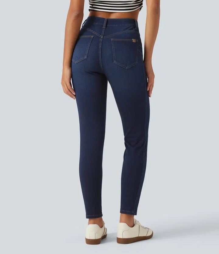 Halara Flex Mid Rise Skinny Casual Jeans with Pockets