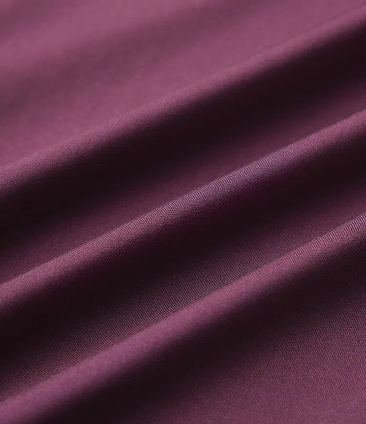 High Waisted Ruched Stretchy Satin-Like InstantCool Maxi Casual Pencil Skirt