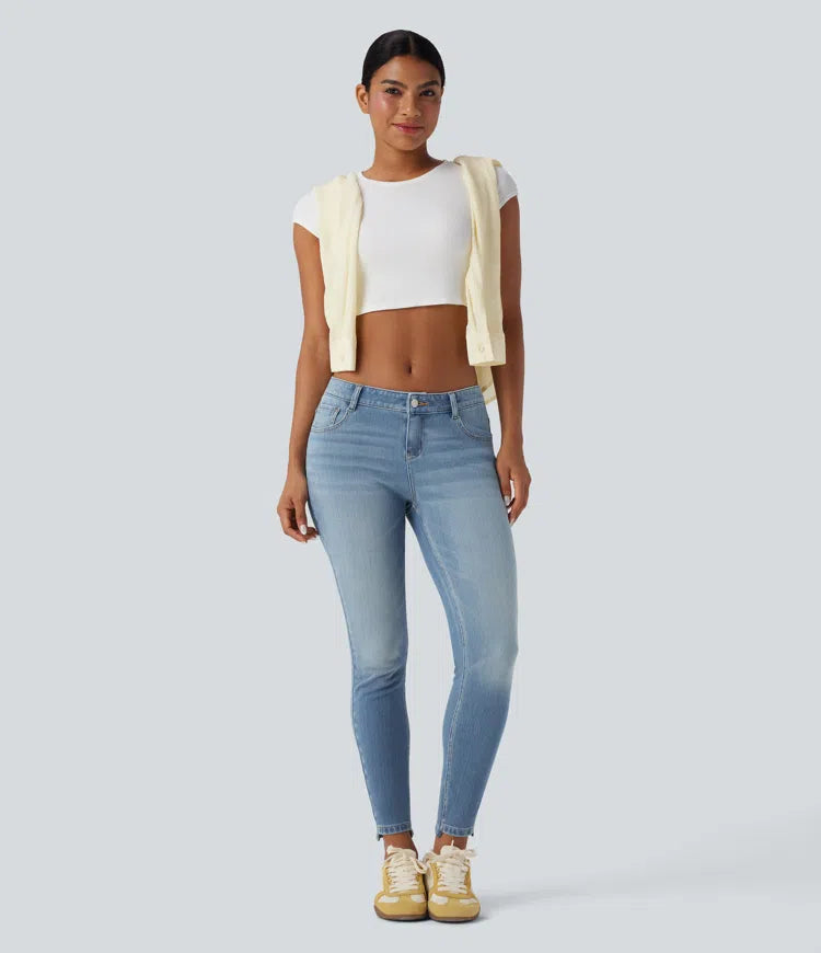 Halara Flex Low Rise Casual Skinny Jeans with Pockets
