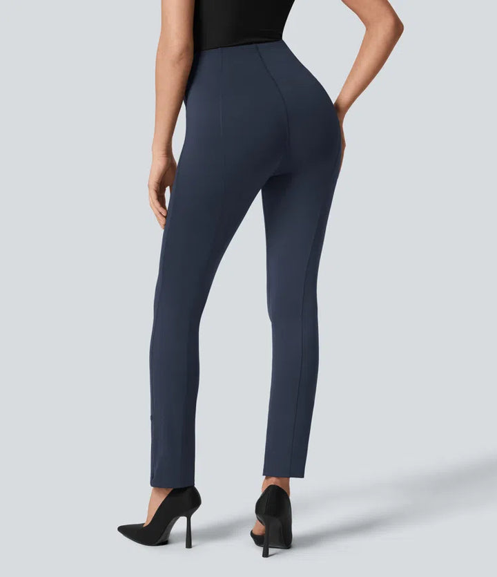 Halara Flex High Waisted Tummy Control Adjustable Hem Work 7/8 Pants