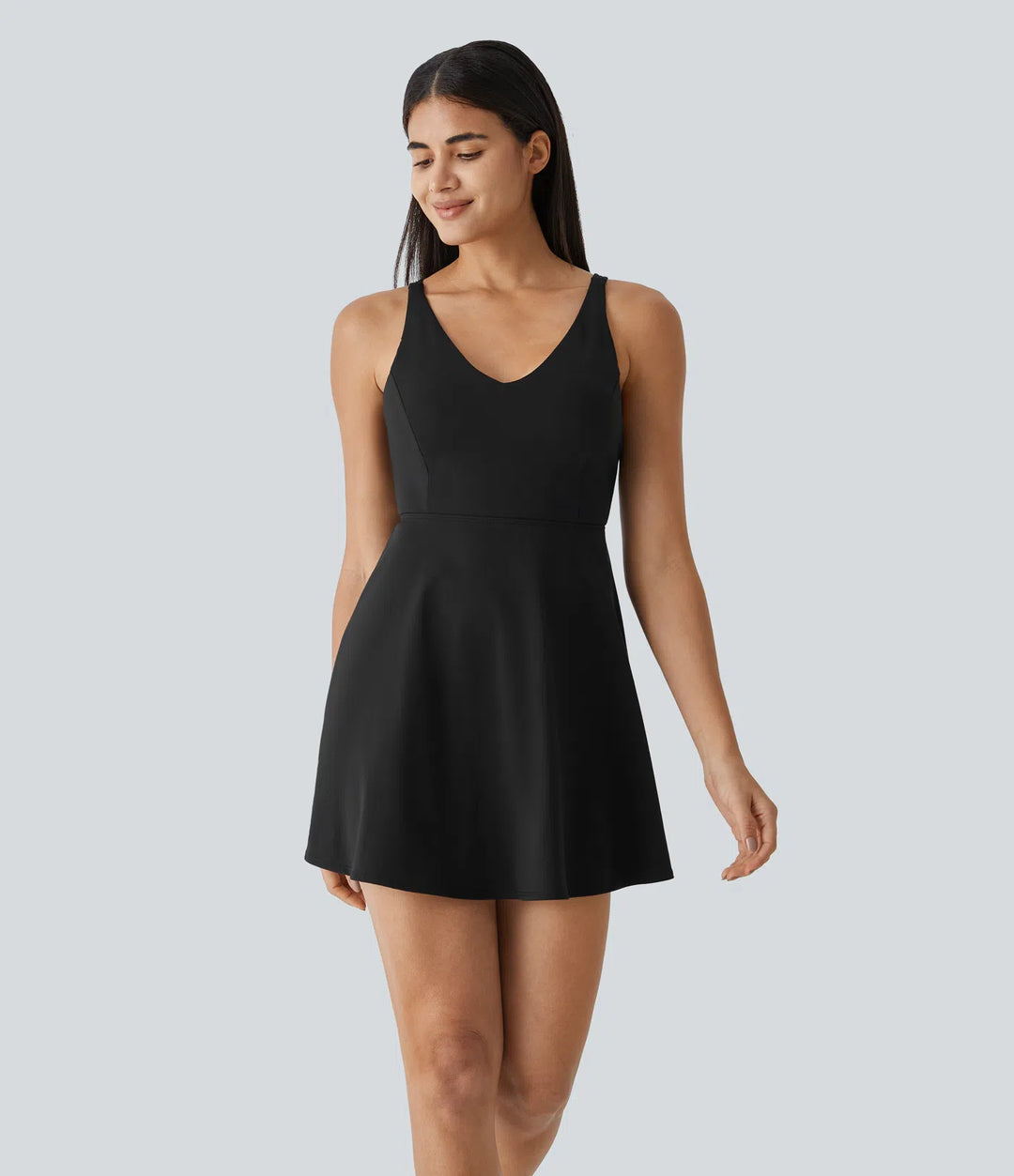 SoftlyZero Plush 2-Piece Pocket Dance Active Dress