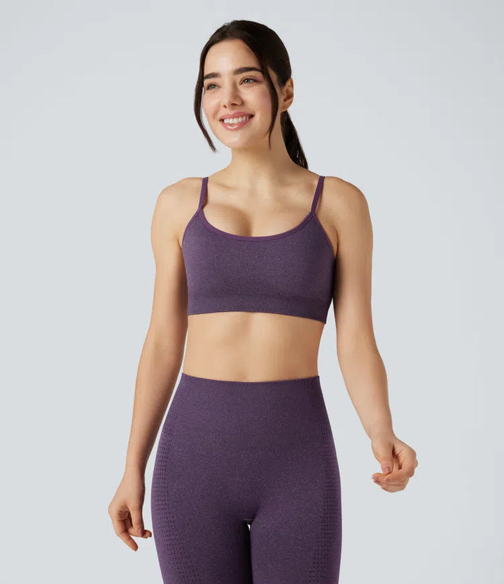 OneForm Seamless Flow Light Support U-Neck Yoga Sports Bra