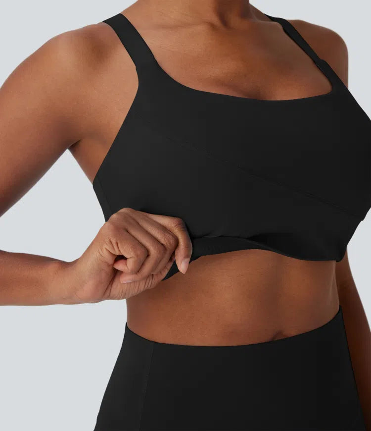 Halara UltraSculpt Medium Support Training Sports Bra DD-F Cups