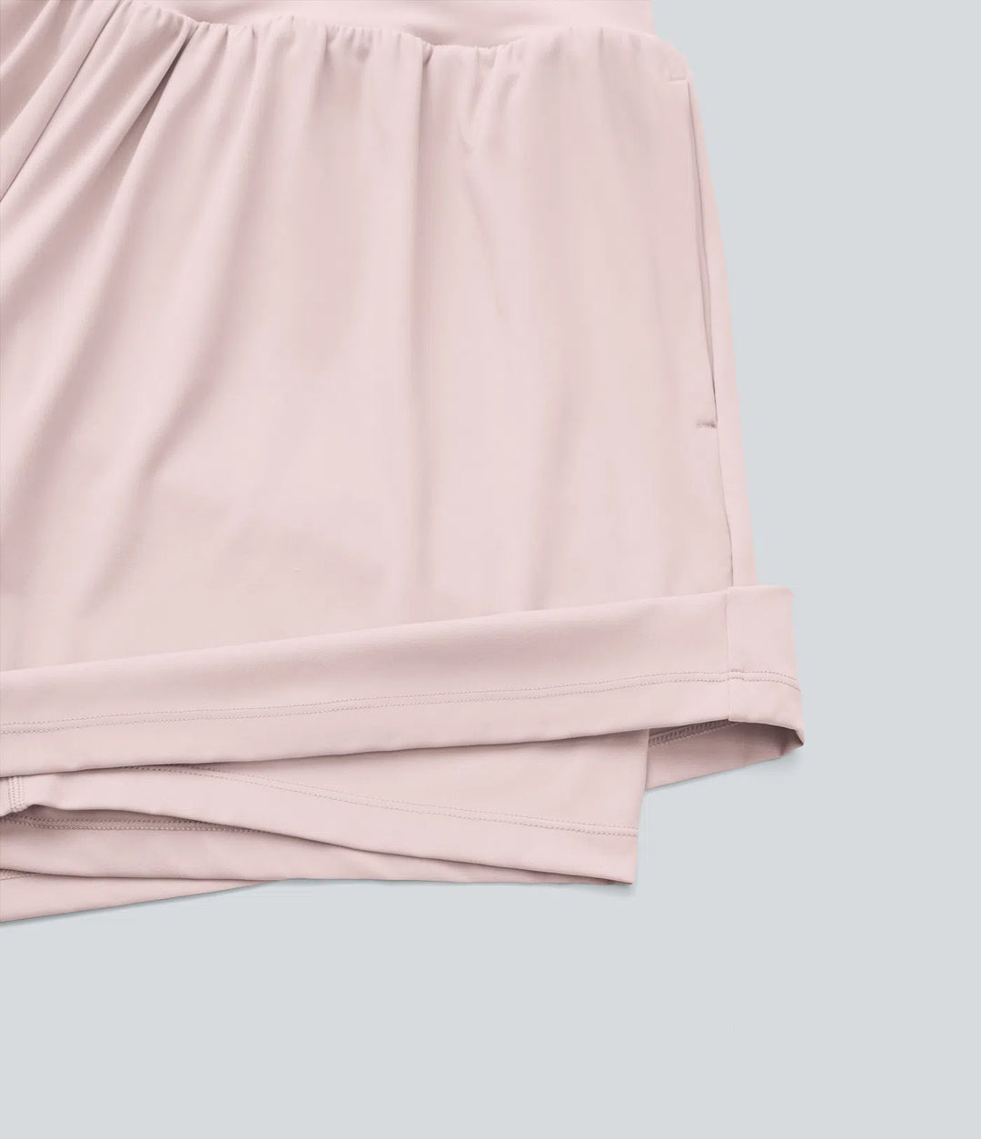 SoftlyZero Airy Super High Waisted 2-in-1 InstantCool Yoga Plus Size Shorts 7" with Pockets