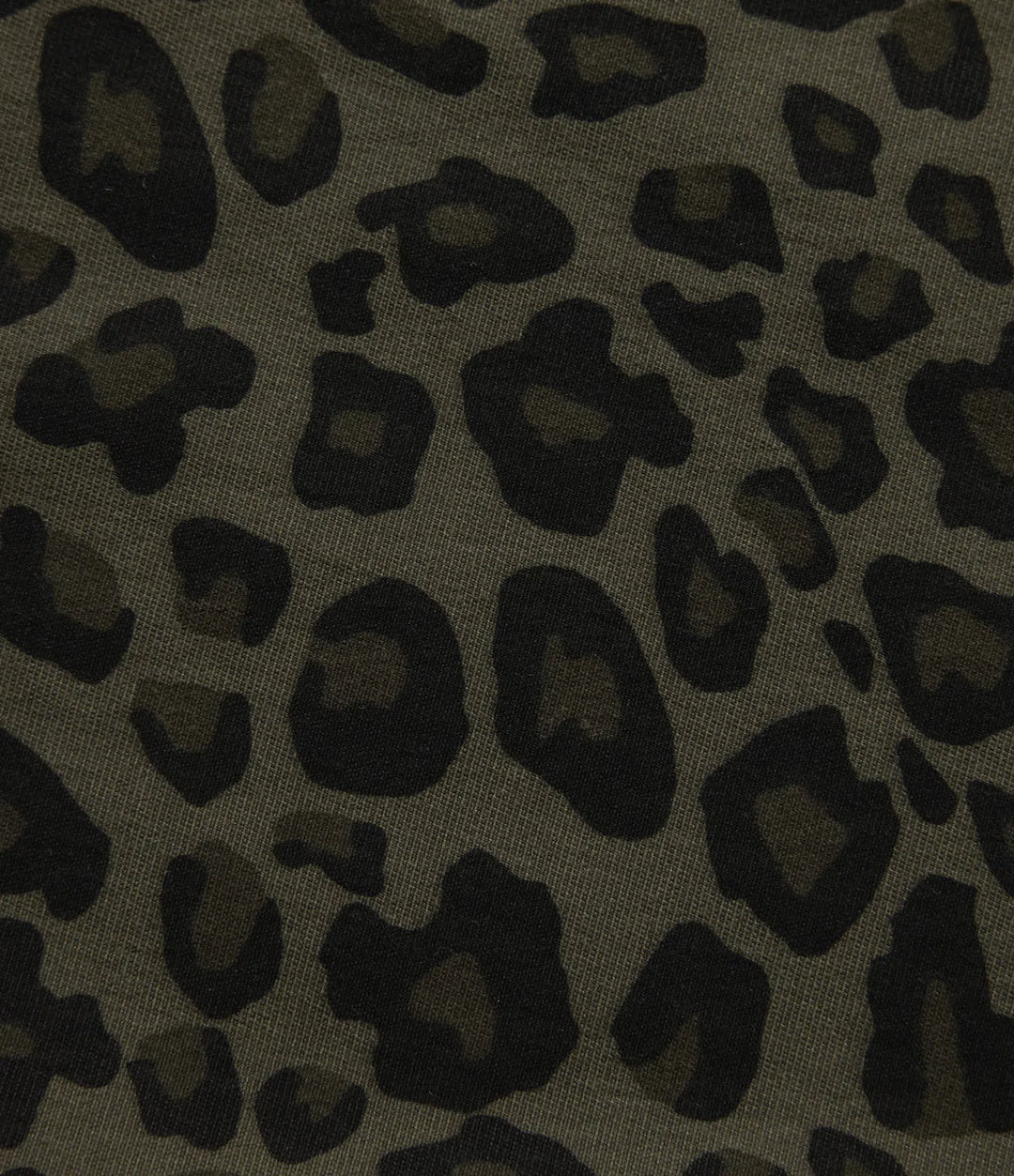 Mid Rise Wide Leg Baggy Leopard Print Casual Pants with Pockets