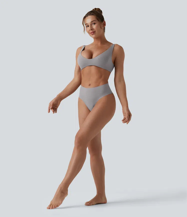 High Waisted Tummy Control Lounge Thong
