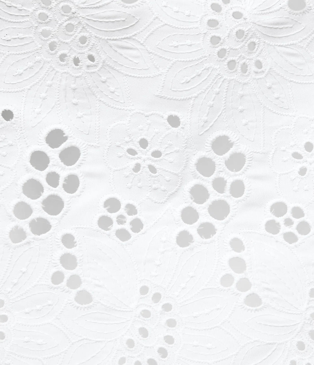 Round Neck Sleeveless Midi Embroidery Eyelet Resort Dress with Pockets