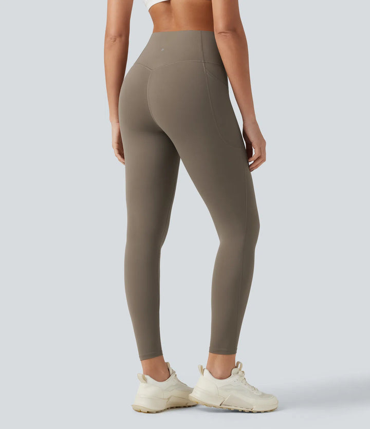 Halara UltraSculpt High Waisted Tummy Control Pocket Shaping Training Leggings