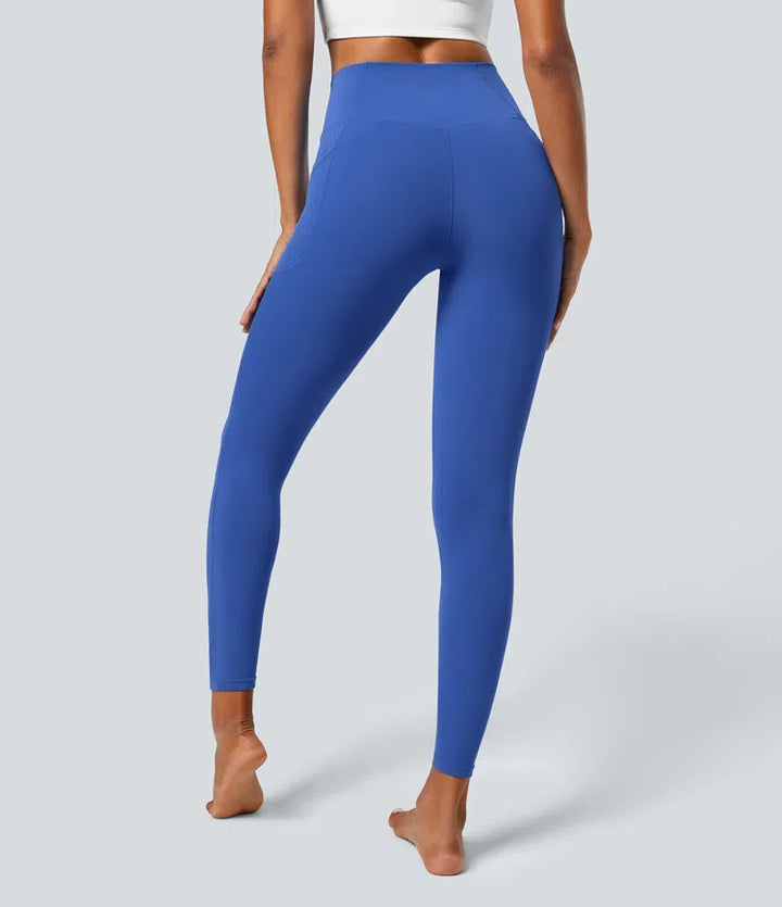 SoftlyZero Crossover Pocket Plain Leggings