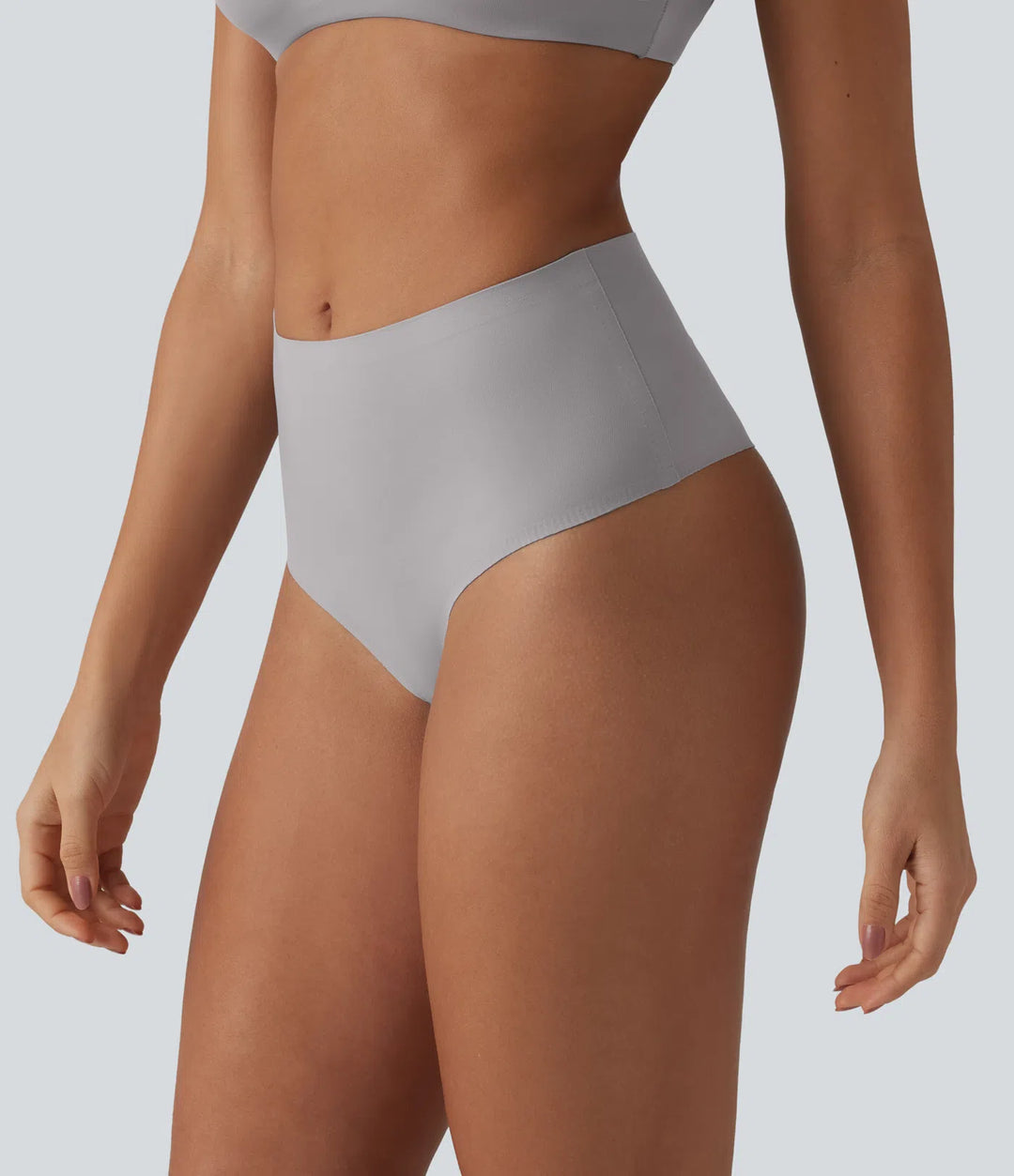 High Waisted Seamless Thong