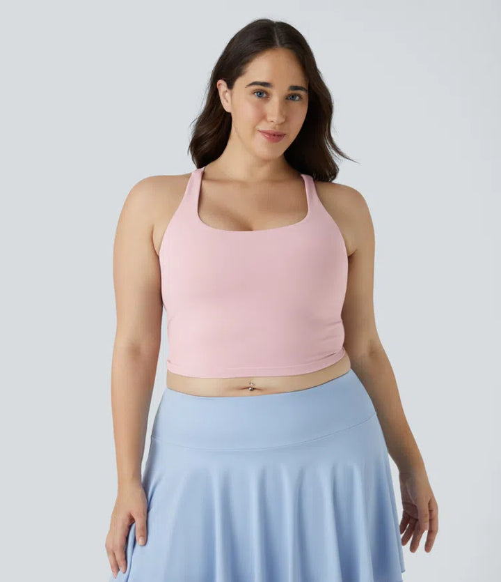 Cropped Yoga Plus Size Tank Top