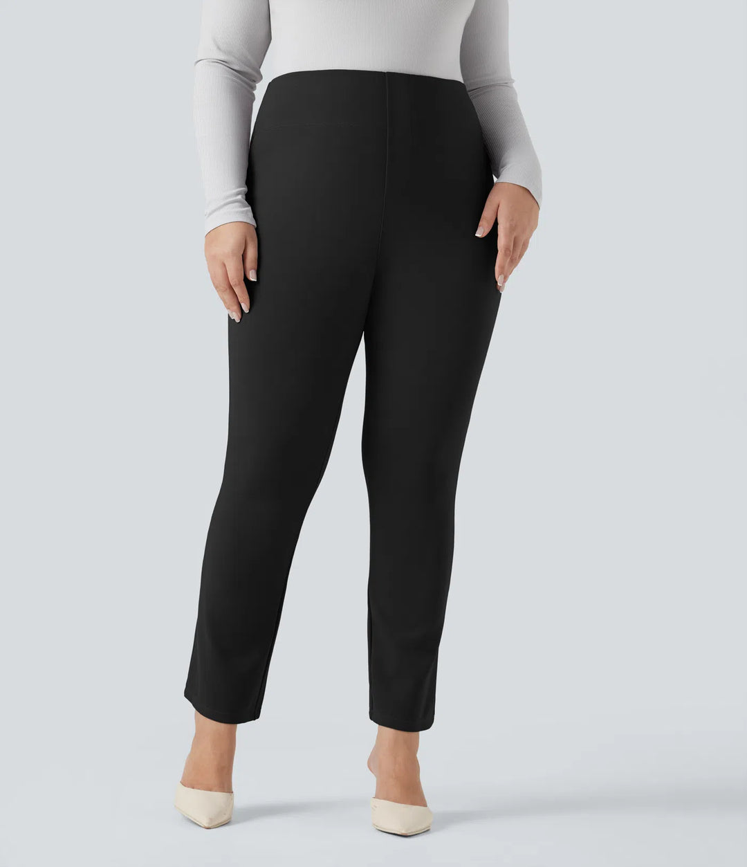 Halara Flex High Waisted Tapered Work Plus Size Pants with Pockets
