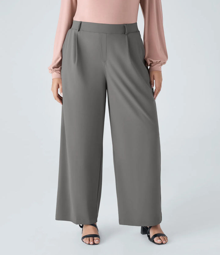 Halara Flex DayStretch High Waisted Pocket Straight Leg Work Plus Size Pants