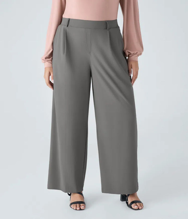Halara Flex DayStretch High Waisted Pocket Straight Leg Work Plus Size Pants