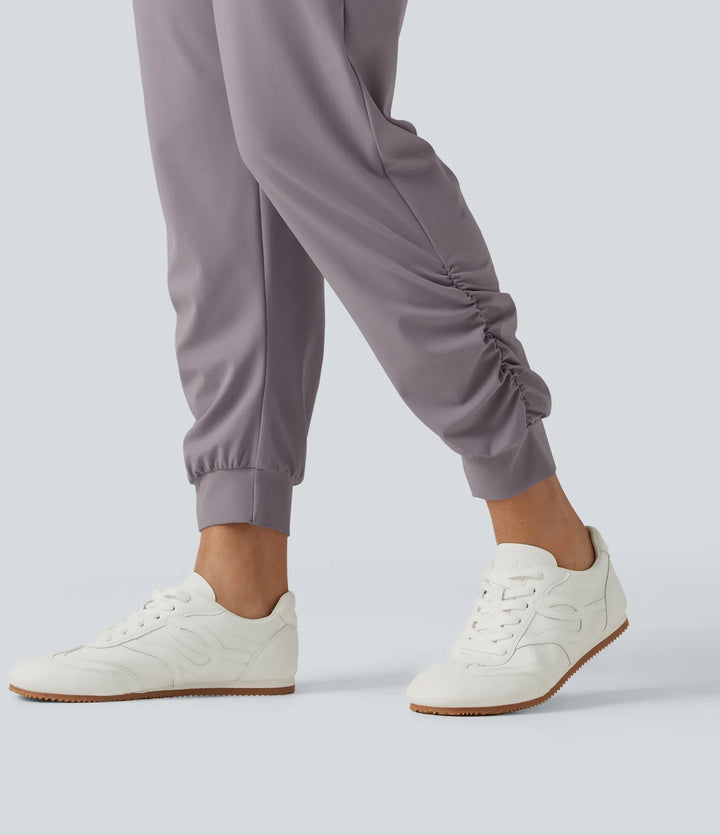 Halara UltraSculpt High Waisted Drawstring Ruched Yoga Joggers with Pockets