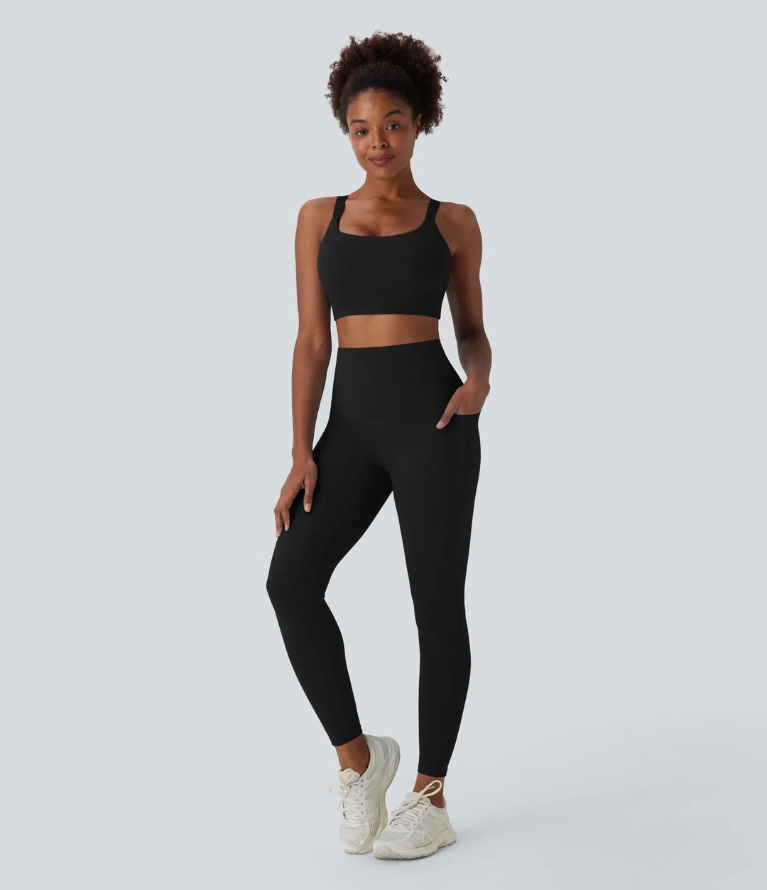 Halara UltraSculpt Medium Support Training Sports Bra DD-F Cups