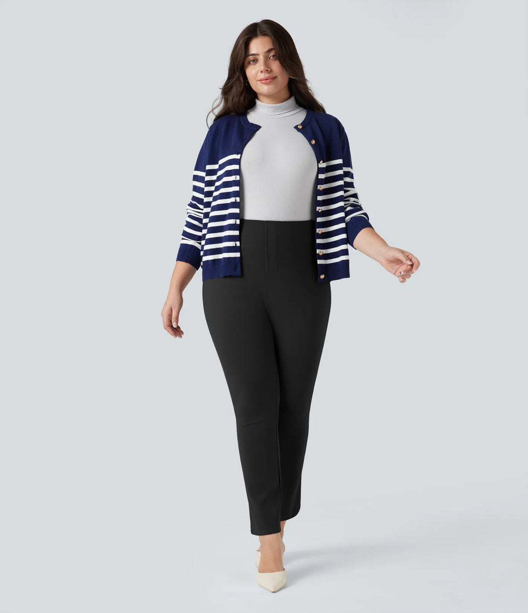 Halara Flex High Waisted Tapered Work Plus Size Pants with Pockets