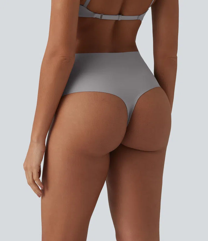 High Waisted Seamless Thong