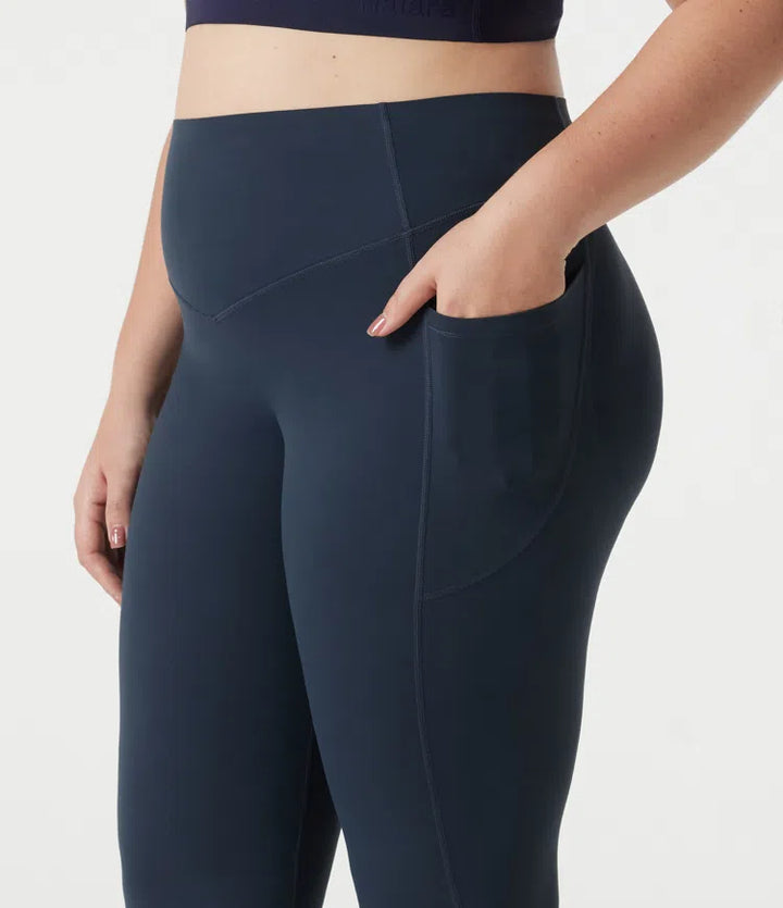 Halara UltraSculpt Plus Size High Waisted Scrunch Butt Lifting Tummy Control Shaping Yoga Flare Leggings with Pockets
