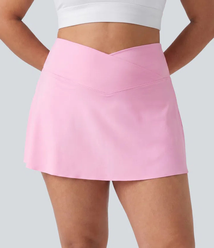 Everyday SoftlyZero Airy Crossover Pocket 2-in-1 InstantCool Tennis Plus Size Skirt-Lucid
