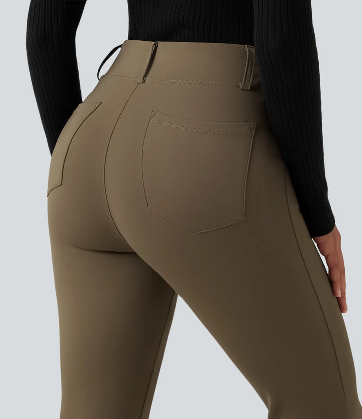 Halara Flex DayStretch High Waisted Flare Work Pants with Pockets