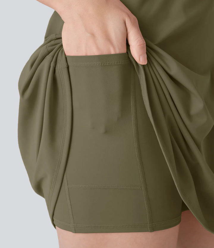 SoftlyZero Plush Backless Active Dress-Longer Length-Easy Peezy Edition
