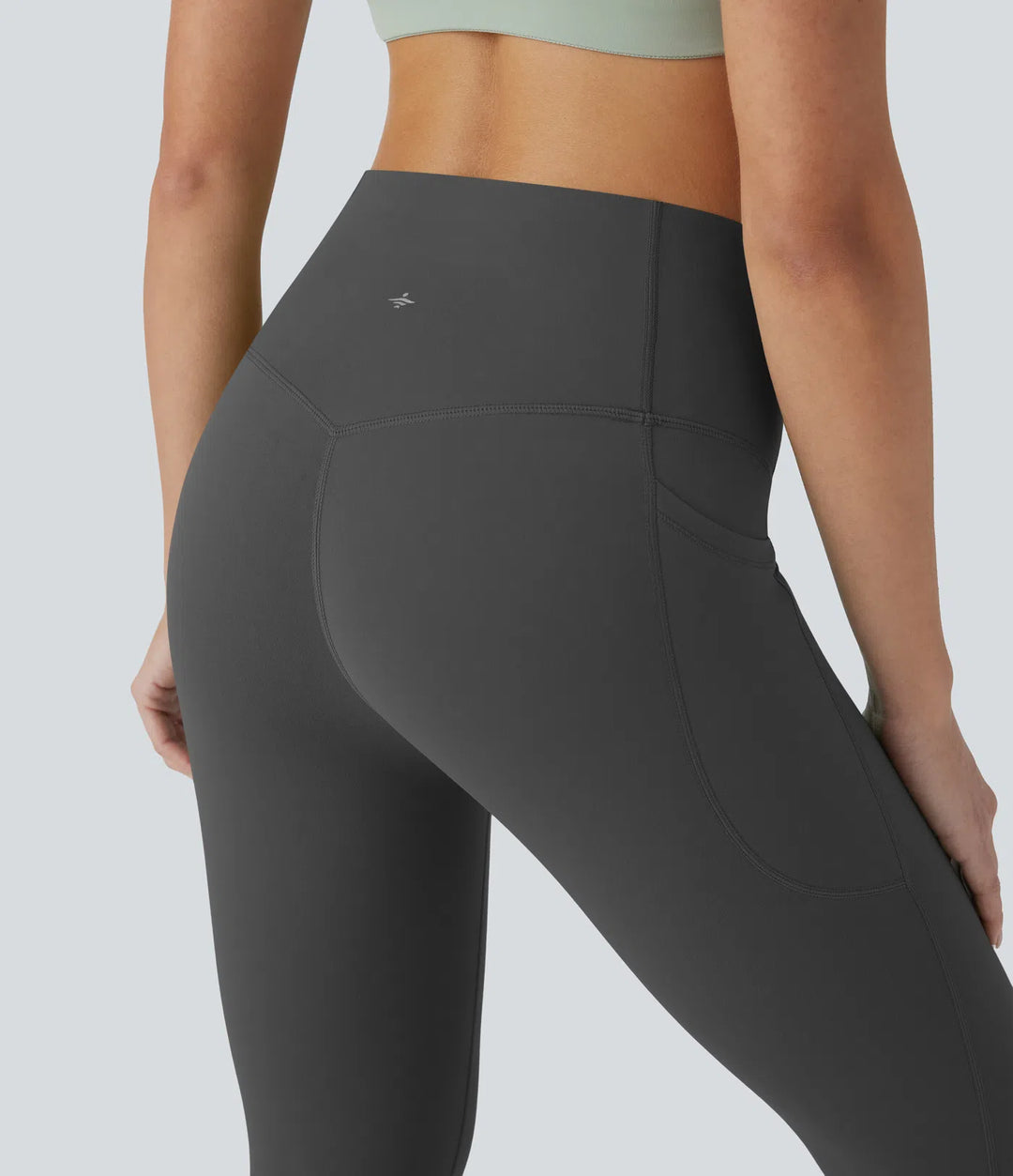 Halara UltraSculpt High Waisted Tummy Control Pedal Pusher Yoga Leggings with Pockets