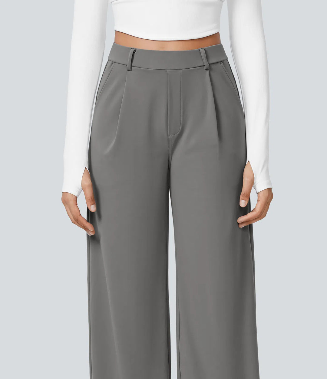 Halara Flex DayStretch High Waisted Pocket Straight Leg Work Pants
