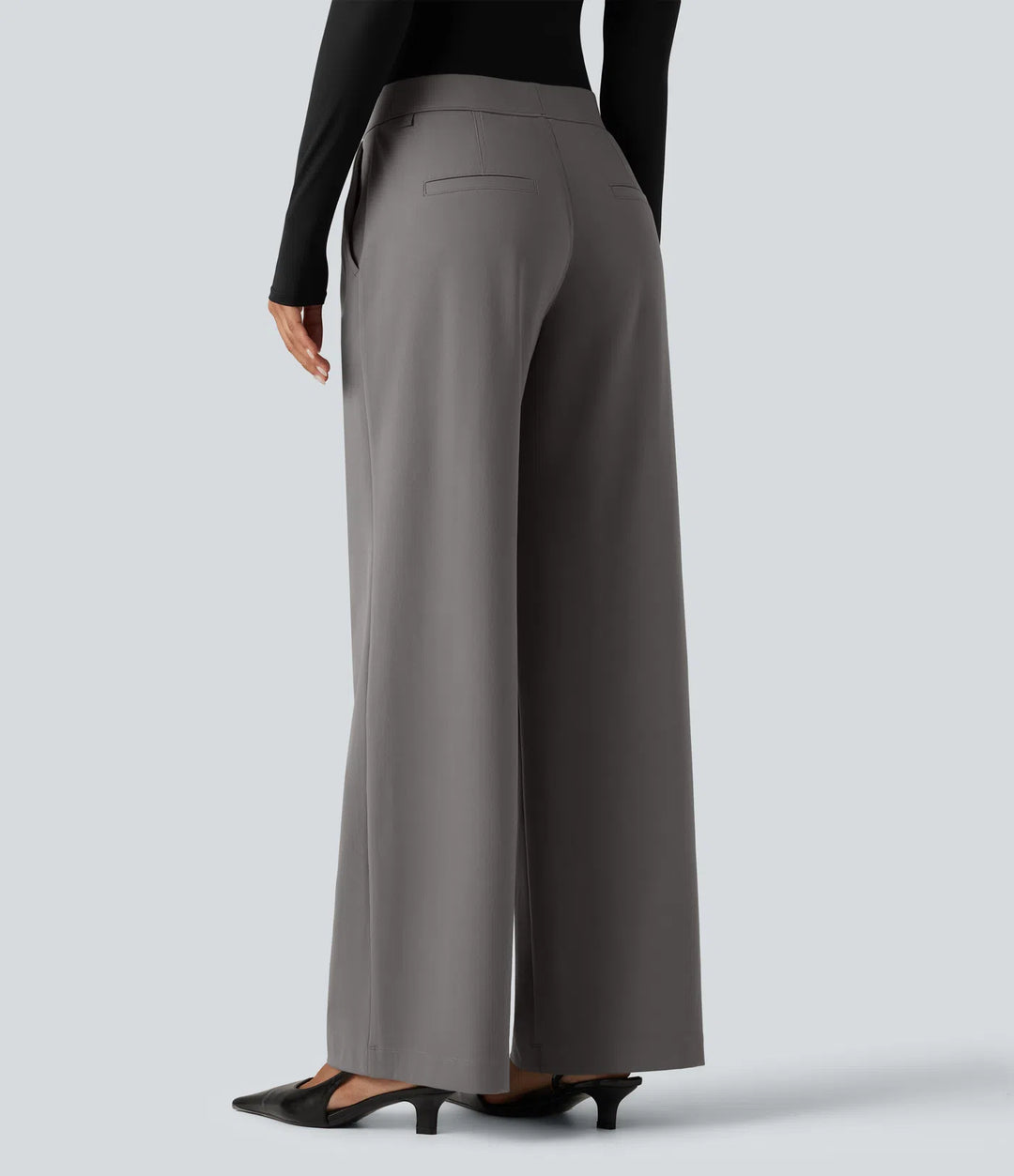 Halara Flex DayStretch Low Rise Straight Leg Work Pants with Pockets