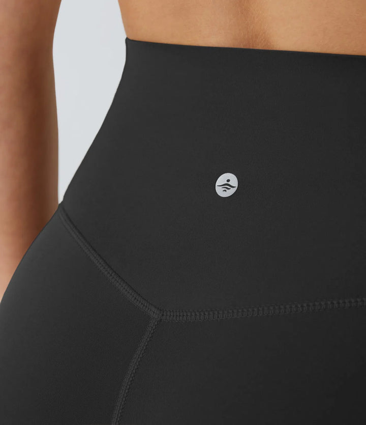 Halara UltraSculpt High Waisted Tummy Control Pocket Shaping Training Capri Leggings