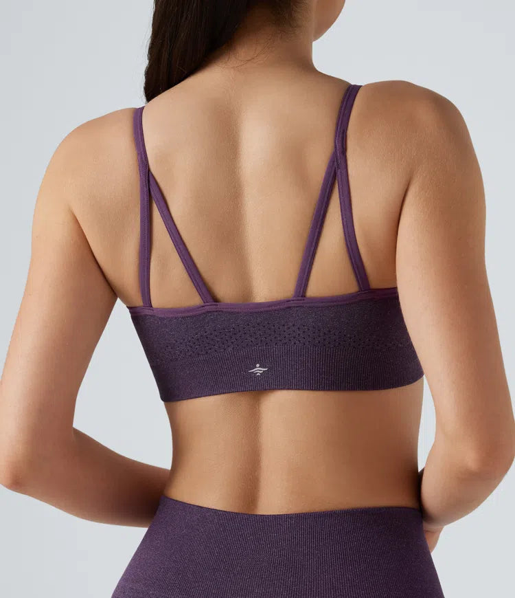 OneForm Seamless Flow Light Support U-Neck Yoga Sports Bra