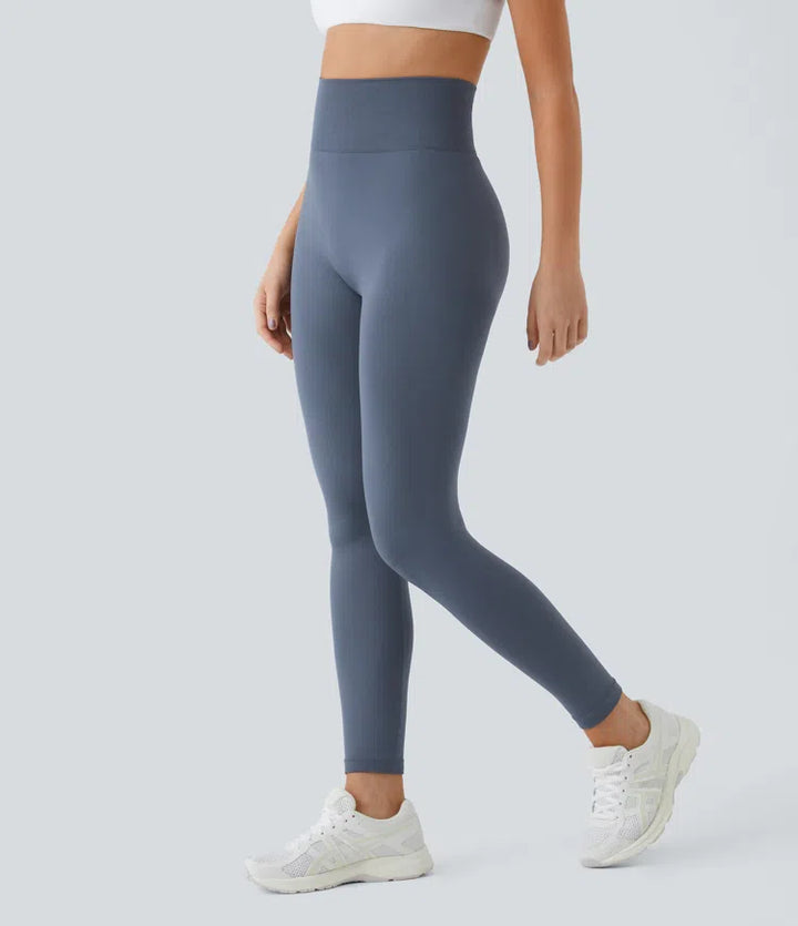 OneForm Seamless Flow High Waisted Ruched Plain Leggings