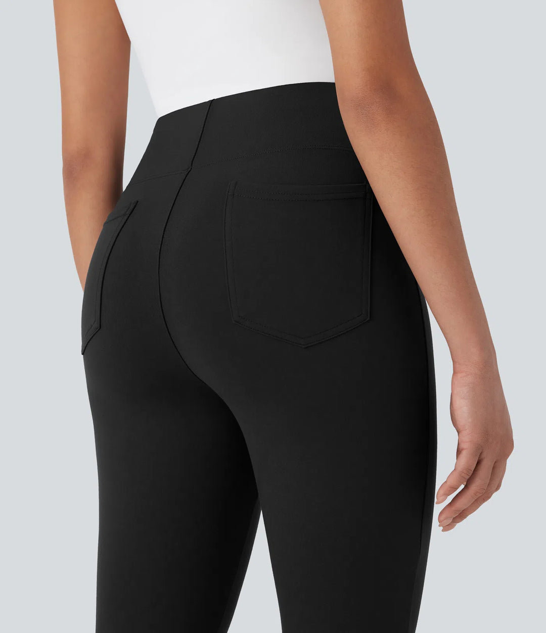 Halara Flex High Waisted Pocket Tapered Cropped Work Pants
