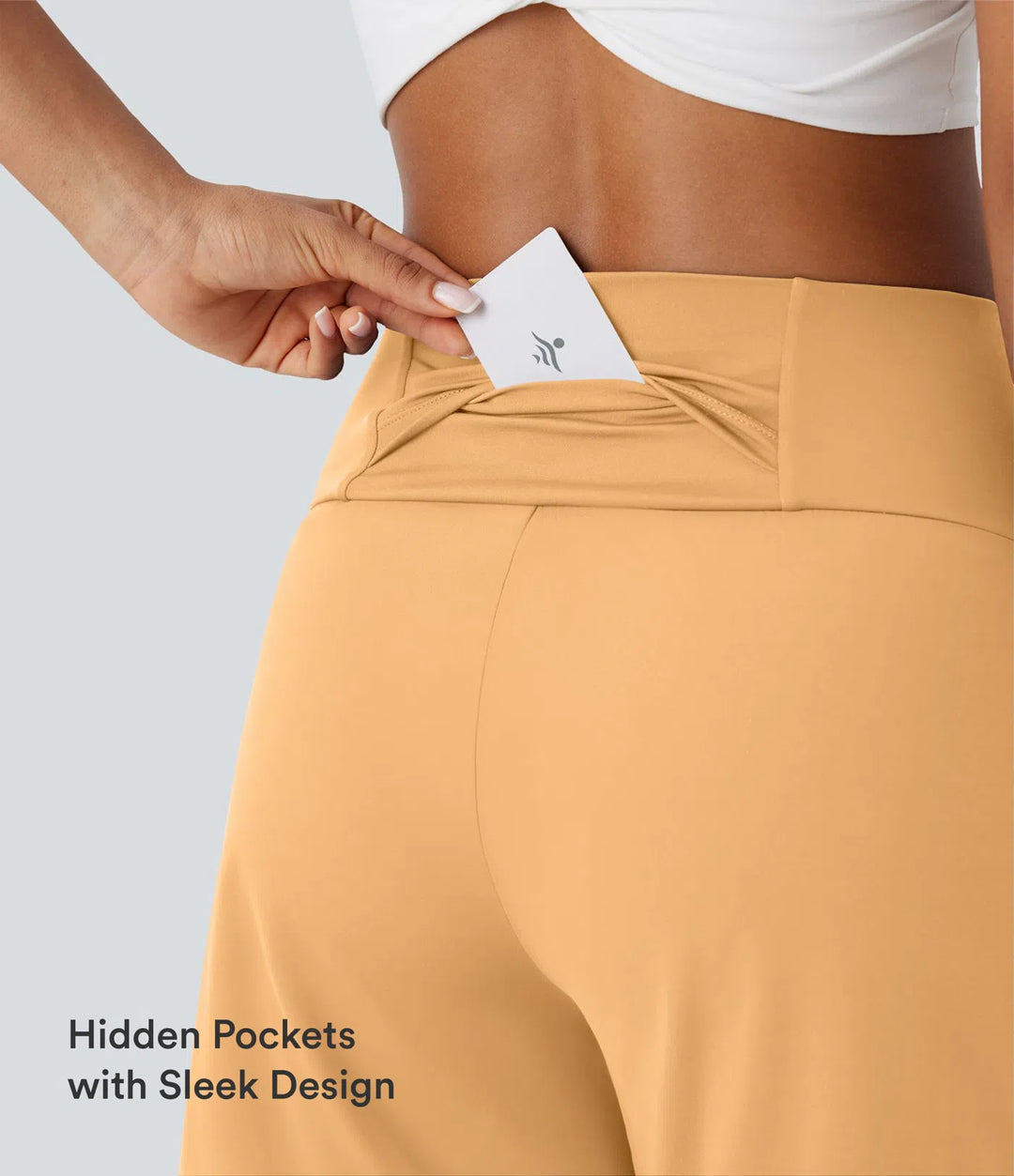 SoftlyZero Airy High Waisted Pockets InstantCool Yoga Bermuda Shorts