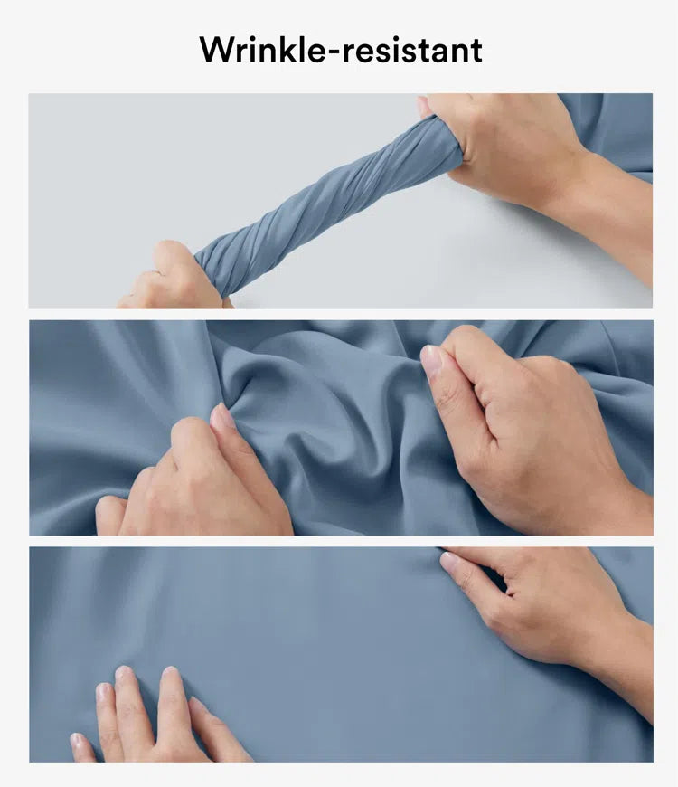 Wrinkle Recovery V-neck Batwing Sleeve Loose Fit Work Blouse