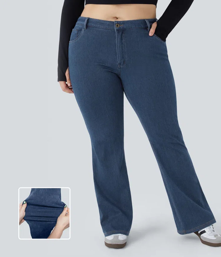Halara Flex Mid Rise Pockets Casual Plus Size Jeans